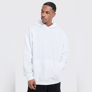 New - BASIC OVERSIZED FIT HOODIE‎ in BLACK